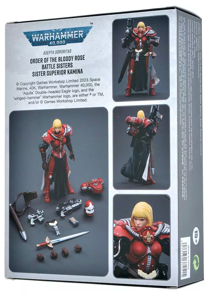 Фигурка JoyToy. Warhammer 40,000: Adepta Sororitas Battle Sisters Order of the Bloody Rose Sister Superior Kam